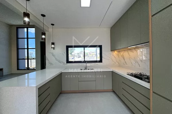 Casa térrea com 3 suítes Condomínio Jardim Mantova Indaiatuba SP