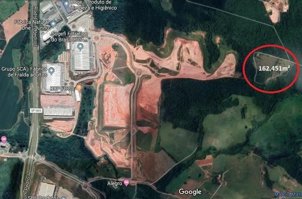 Área Industrial para venda,no bairro  Ponte Alta-Jarinu/SP
