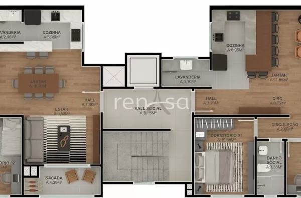 Apartamento para venda, 3 quarto(s),  Vinhedos, Caxias Do Sul