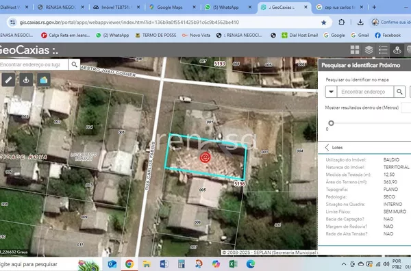 Terreno para venda,  Cidade Nova, Caxias Do Sul