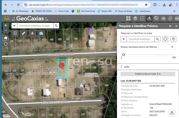 Terreno para venda,  São Giácomo, Caxias Do Sul
