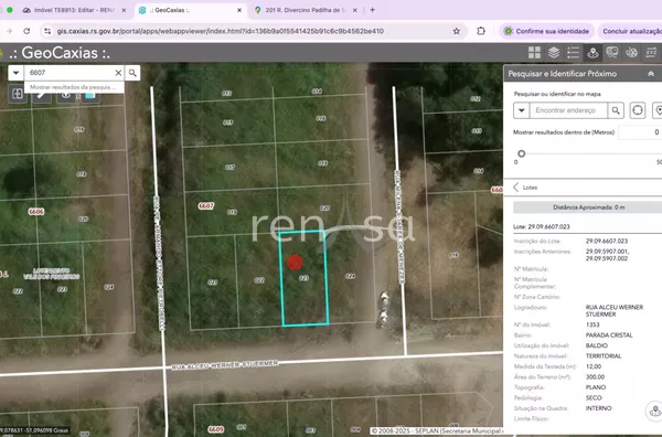 Terreno para venda,  Parada Cristal, Caxias Do Sul