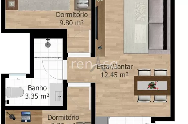 Apartamento para venda, 2 quarto(s),  Desvio Rizzo, Caxias Do Sul