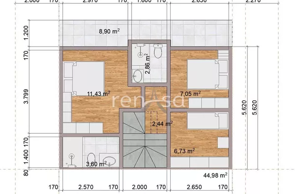 Sobrado para venda, 2 quarto(s),  Jardim Itália, Caxias Do Sul