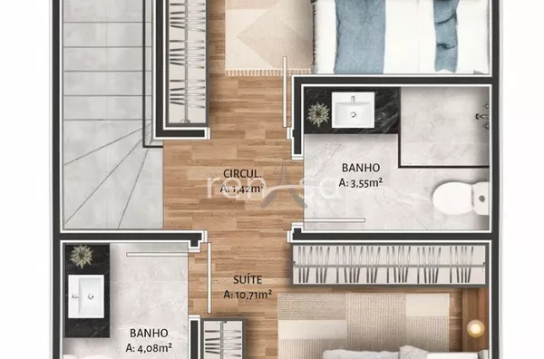 Sobrado para venda, 2 quarto(s),  Jardim Itália, Caxias Do Sul