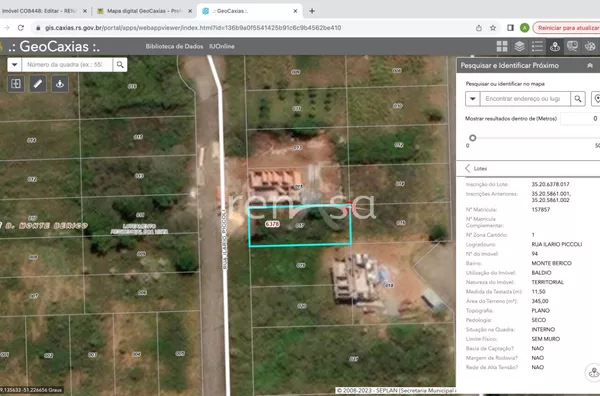 Terreno para venda,  Monte Bérico, Caxias Do Sul