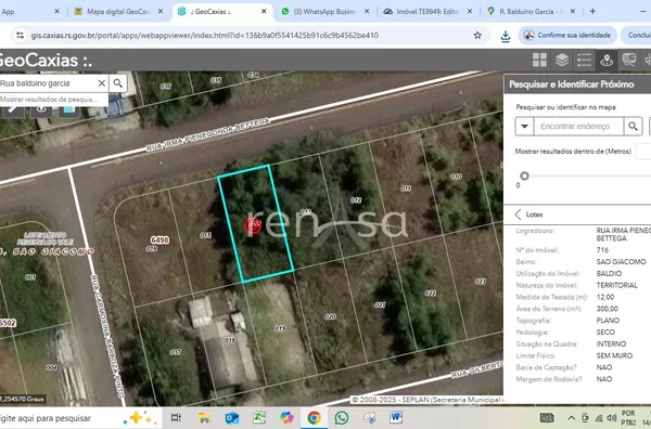 Terreno para venda,  São Giacomo/ Reserva Do Vale, Caxias Do Sul