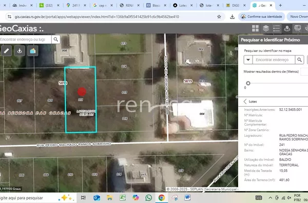 Terreno para venda,  Nossa Senhora Das Graças, Caxias Do Sul