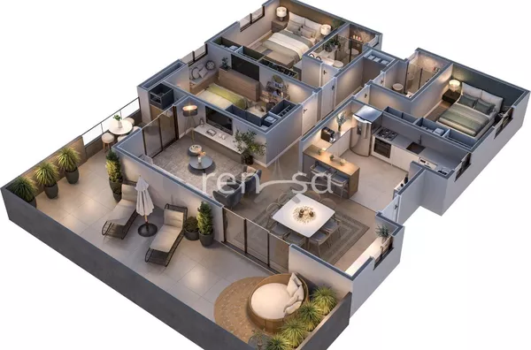 Apartamento para venda, 2 quarto(s),  Santa Catarina, Caxias Do Sul