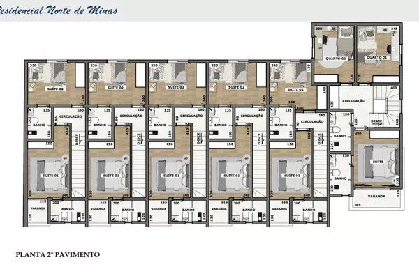 Casas Duplex com Acabamento de Primeira no B. Copacabana - Foto 2