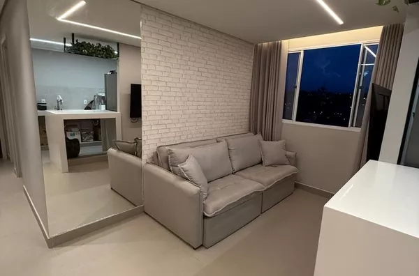 Apartamento alto padrão, 2 quartos com elevador no Floramar - Foto 1
