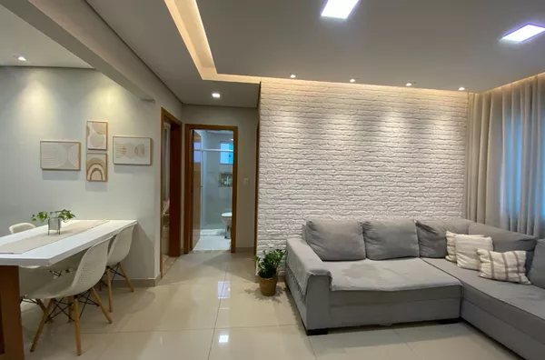 Apartamento com área gourmet para venda, 2 quartos no Piratininga (venda Nova), Belo Horizonte - Foto 3