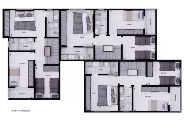 LANÇAMENTO EXCLUSIVO! Casas Duplex de Alto Padrão com 3 Quartos e Acabamento Premium no Bairro Letícia - Foto 6