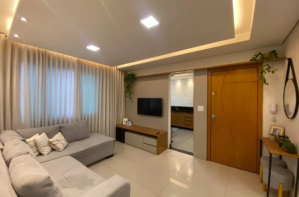 Apartamento com área gourmet para venda, 2 quartos no Piratininga (venda Nova), Belo Horizonte - Foto 1