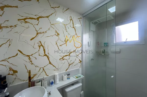 Apartamento para aluguel, com 3 dorms, sendo 1 suíte, cozinha planejada, sala no conceito aberto integrada a varanda gourmet toda envidraçada, vista livre, Jardim Belizário, Cotia - Foto 9