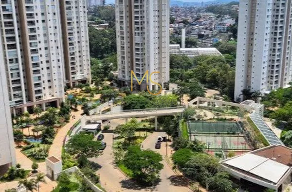 Vista aérea do condomínio