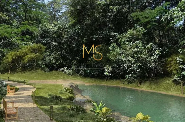 Ilustração artística do lago