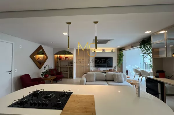 Sala e cozinha integradas