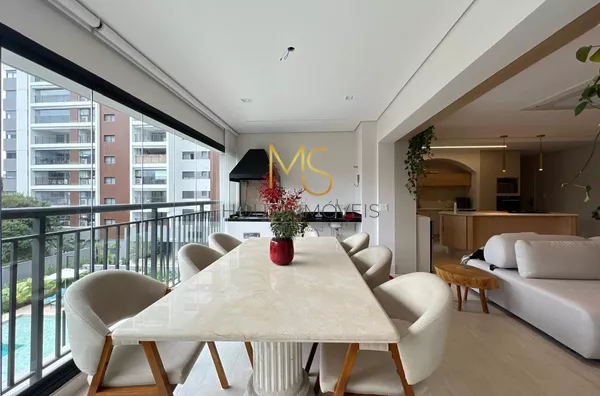 Sala de jantar na varanda
