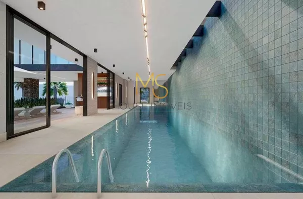 Ilustração artística da piscina