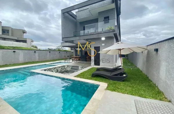 Casa para venda, 3 suítes, 1 escritório, com piscina, área gourmet, Vintage, Cotia - Foto 1