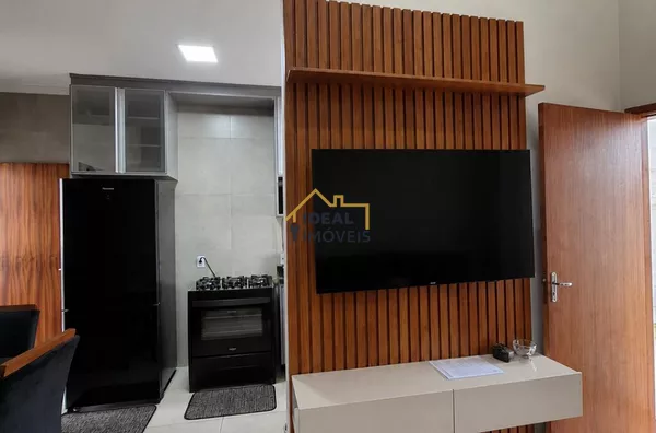 Casa Nova Residencial Atenas Birigui R$230 mil 69m² 2 Quartos Integrada Garagem Coberta 2 Vagas