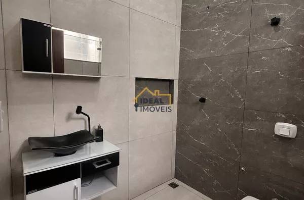 Casa Residencial Atenas Birigui R$260 mil 73m² Terreno 125m² 2 Quartos Piscina Hidromassagem Garagem Coberta