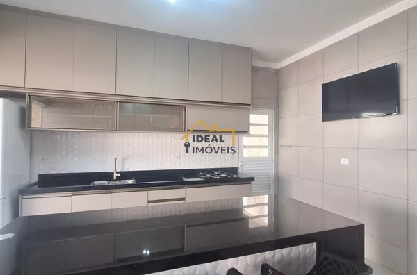 Casa Moderna à venda,  3 Quartos, sendo 1 suíte, Cozinha Integrada com a área Gourmet - Jandaia III - Birigui - Foto 5