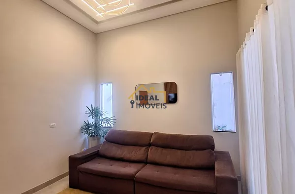 Casa Moderna à venda,  3 Quartos, sendo 1 suíte, Cozinha Integrada com a área Gourmet - Jandaia III - Birigui - Foto 3