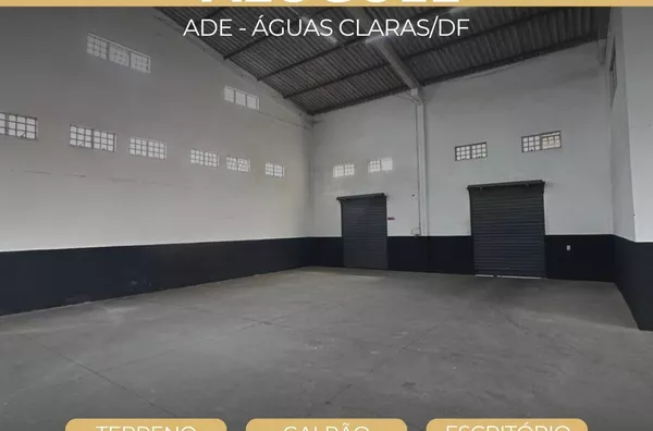 Galpão para aluguel,  área De Desenvolvimento Econômico (águas Claras), Brasilia