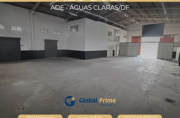 Galpão para aluguel,  área De Desenvolvimento Econômico (águas Claras), Brasilia