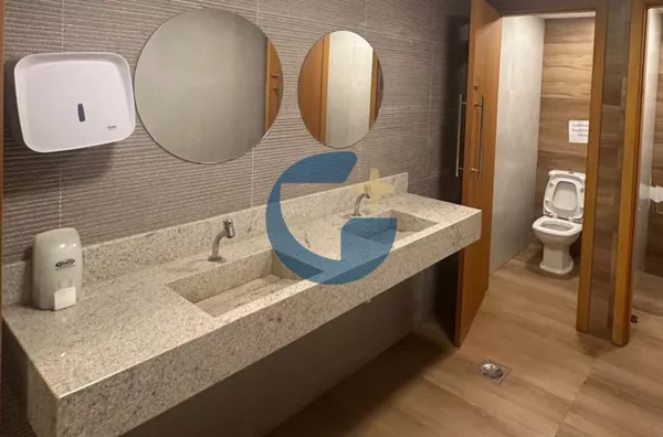 Pavimento corporativo semi mobiliado sala comercial sia trecho 6 