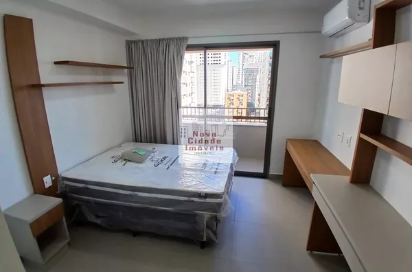 Vila Olímpia!!!  Studio  26 m²  1 banh. ar cond. armários sem vaga p/ aluguel