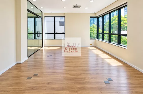 Vila Olímpia! Conjunto comercial de 90 m² sala 2 banhs 2 vagas para aluguel - Foto 7