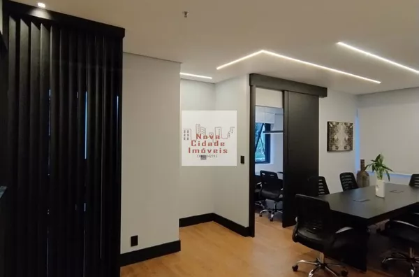 Vila Olímpia! Sala mobiliada com 37 m² 2 banheiros com 1 vaga