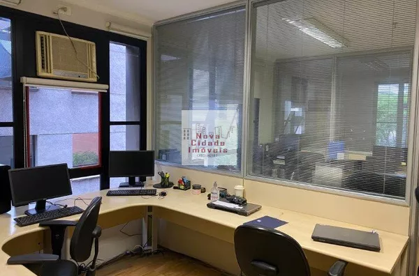 Vila Olímpia! Sala comercial 46 m² 1 banh. 1 vaga e vaga p/ visitante para aluguel - Foto 2