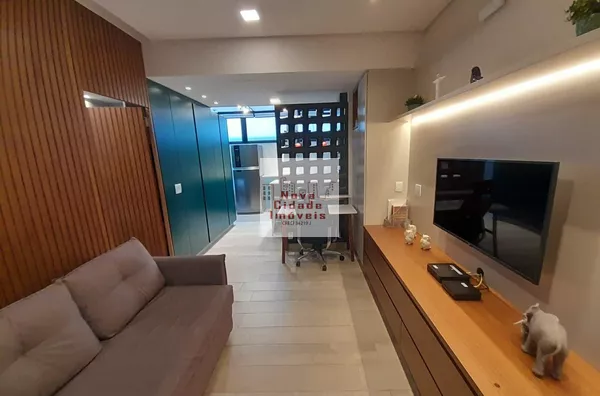 Vila Olímpia! Studio mobiliado (48 m²) com 1 suíte e 1 vaga à venda!