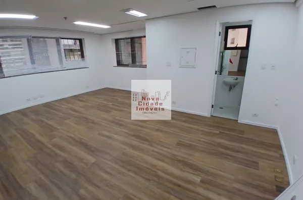 Vila Olímpia! Conjunto Comercial 80 m² 1 sala 2 banhs. 2 vagas para locação - Foto 4