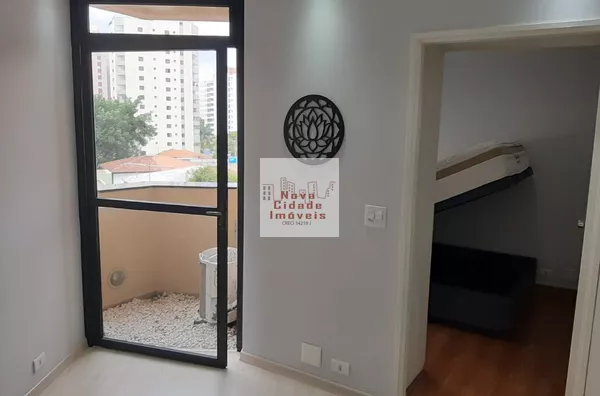 Moema! Studio 35 m² mobiliado c/ cozinha americana e 1 vaga - Foto 1