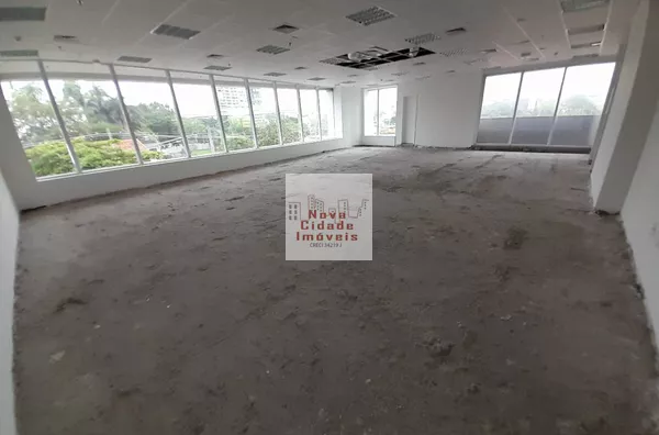 Brooklin! Sala comercial 194 m²  1 sala no contra-piso 4 banhs. 5 vagas para aluguel  Brooklin, São Paulo - Foto 3