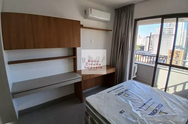 Vila Olímpia!!!  Studio  26 m²  1 banh. com janela ar cond. armários sem vaga p/ aluguel