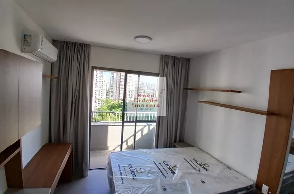Vila Olímpia!!!  Studio  26 m²  1 banh. com janela ar cond. armários sem vaga p/ aluguel