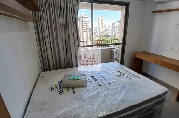 Vila Olímpia!!!  Studio  26 m²  1 banh. ar cond. armários sem vaga p/ aluguel