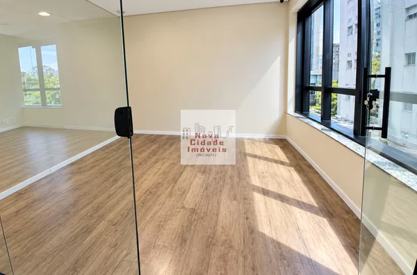 Vila Olímpia! Conjunto comercial de 90 m² sala 2 banhs 2 vagas para aluguel - Foto 10