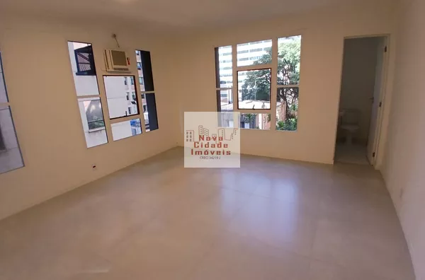 Vila Olímpia! Sala comercial 46 m² 1 banh. 1 vaga e vaga p/ visitante para aluguel