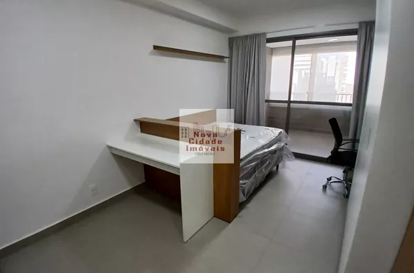 Vila Olímpia!!!  Studio  32 m²  1 banh.  sacada gourmet cond. armários sem vaga p/ aluguel