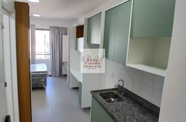 Vila Olímpia!!!  Studio  26 m²  1 banh. ar cond. armários sem vaga p/ aluguel