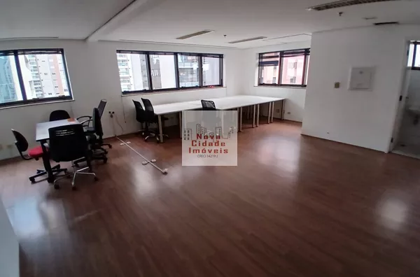 Vila Olímpia! Conjunto Comercial 102 m² 1 sala 4 banhs. 3 vagas p/ venda e locação - Foto 1