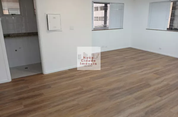 Vila Olímpia! Conjunto Comercial 80 m² 1 sala 2 banhs. 2 vagas para locação - Foto 2