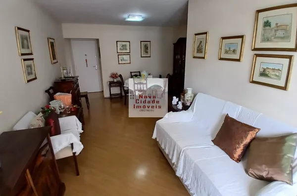 Vila Olímpia! Aptº mobiliado 2 quartos (1 reversível), 2 banheiros c/ varanda para venda e locação - Foto 1